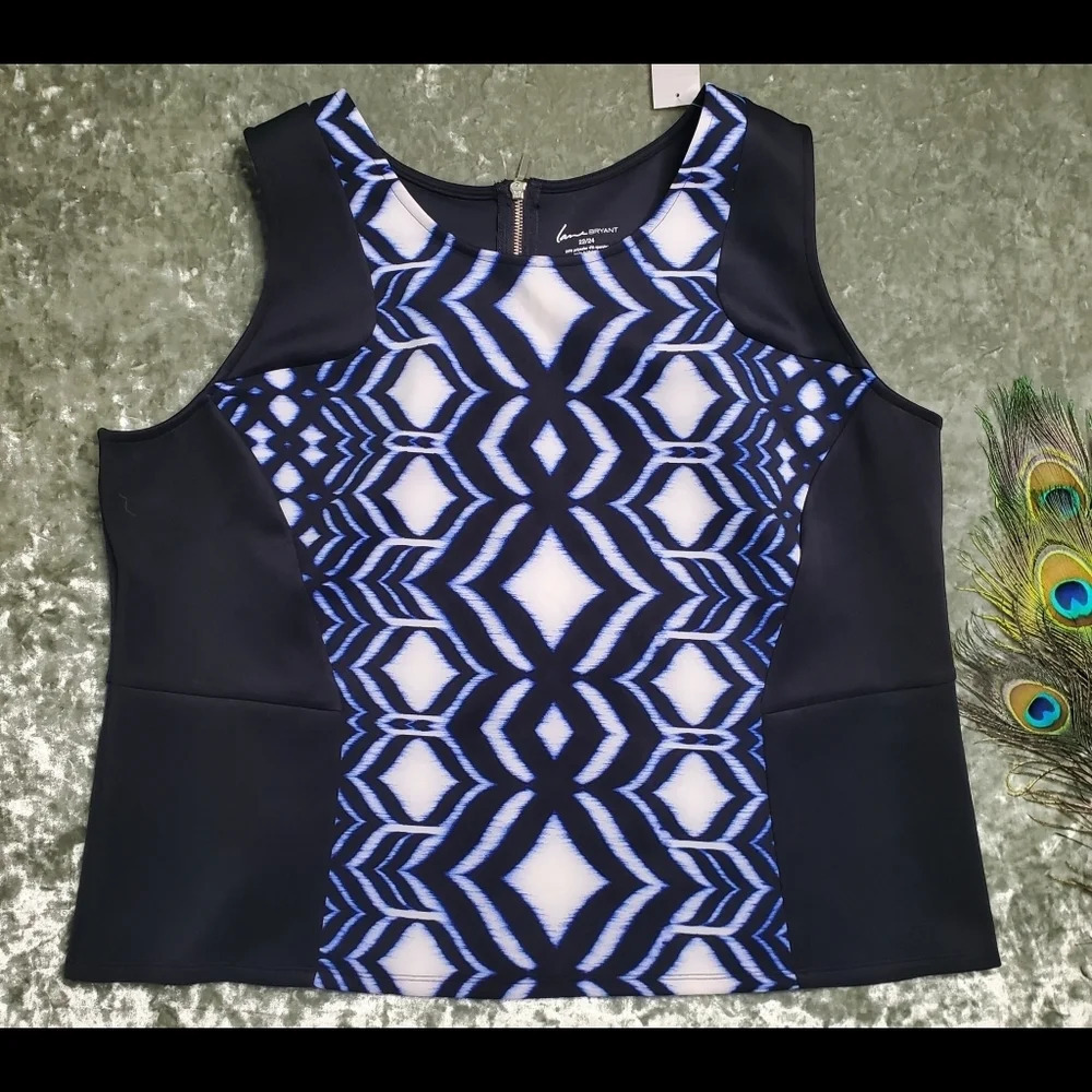 Lane Bryant Sleeveless Cropped‎ Top